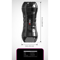 PDX EXTREME – WET PUSSIES SUPER FLIP-A-PUSSY OVER REVERSIBLE STROKER 21,6 CM – Produktansicht 6