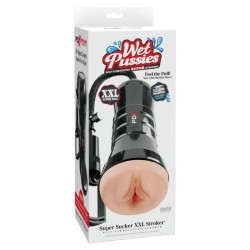 PDX EXTREME – WET PUSSIES SUPER SUCKER XXL LEICHTER VAGINA-STROKER MIT SAUGFUNKTION 27,3 CM – Produktansicht 5