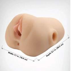 PDX PLUS – REALISTISCHER VAGINA-PUSSY-POOUNDER-SQUEEZE-STROKER 18 CM – Produktansicht 6