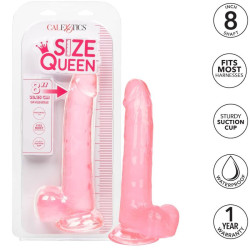 CALEXOTICS - GRÖSSE KÖNIGIN-DILDO ROSA 20.3 CM – Produktansicht 2