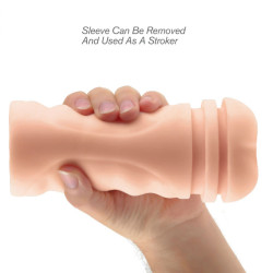EXTREME TOYZ - PIPEDREAM MEGA GRIP VAGINA MASTURBATOR VIBRATOR – Produktansicht 4