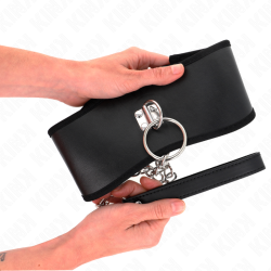KINK - HALSKETTE 65 CM MIT BREITEM RIEMEN VERSTELLBAR 40-55 CM X 10 CM – Produktansicht 4