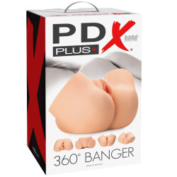 PDX PLUS - 360 BANGER REALISTISCHER ANAL- UND VAGINA-MASTURBATOR – Produktansicht 7