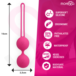 MORESSA - OSIAN TWO PREMIUM SILIKON ROSA – Produktansicht 4