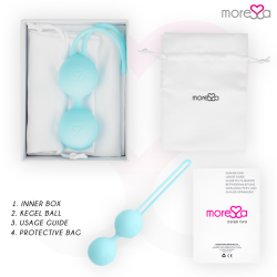 MORESSA - OSIAN ZWEI PREMIUM TÜRKIS-SILIKON – Produktansicht 6