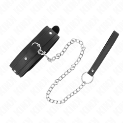 KINK - HALSKETTE MIT LEINE 65 CM 1 RING VERSTELLBAR 38-49 CM X 5 CM – Produktansicht 2