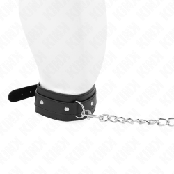 KINK - HALSKETTE MIT LEINE 65 CM 1 RING VERSTELLBAR 38-49 CM X 5 CM – Produktansicht 3