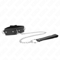 KINK - HALSKETTE MIT LEINE 65 CM 3 RING MODELL 1 VERSTELLBAR 38-49 CM X 5 CM – Produktansicht 2