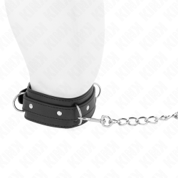 KINK - HALSKETTE MIT LEINE 65 CM 3 RING MODELL 1 VERSTELLBAR 38-49 CM X 5 CM – Produktansicht 3