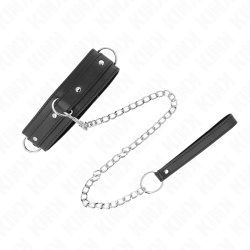 KINK - HALSKETTE MIT LEINE 65 CM 3 RING MODELL 1 VERSTELLBAR 38-49 CM X 5 CM – Produktansicht 4