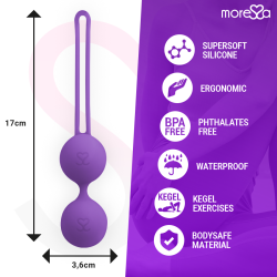 MORESSA - OSIAN DREI PREMIUM LILA SILIKON – Produktansicht 4