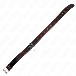 KINK - HALSKETTE MIT BAND 65 CM HERZDETAILS 52,5 X 2,5 CM – Produktansicht 6