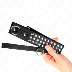 KINK - HALSKETTE MIT BAND 65 CM GLÄNZEND VERSTELLBAR 37-42 CM X 5,3 CM – Produktansicht 3