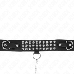 KINK - HALSKETTE MIT BAND 65 CM GLÄNZEND VERSTELLBAR 37-42 CM X 5,3 CM – Produktansicht 5