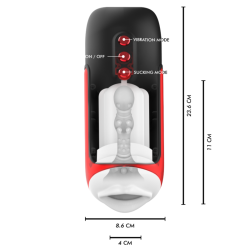 JAMYJOB - BLAZE AUTOMATISCHER MUNDMASTURBATOR 5 SAUG- UND VIBRATIONSMODI – Produktansicht 3