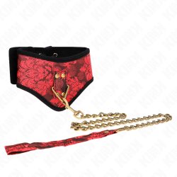 KINK - SCANDAL MODELL HALSKETTE MIT SPITZENBAND 75 CM 44 X 10 CM – Produktansicht 2