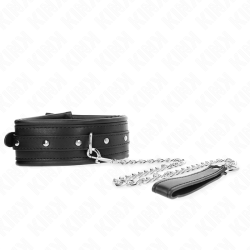 KINK - HALSKETTE MIT GLÄNZENDEM SCHNALLE-BAND 65 CM 48,5 CM X 5,3 CM – Produktansicht 2