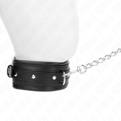 KINK - HALSKETTE MIT GLÄNZENDEM SCHNALLE-BAND 65 CM 48,5 CM X 5,3 CM – Produktansicht 4