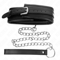 KINK - HALSKETTE MIT GLÄNZENDEM SCHNALLE-BAND 65 CM 48,5 CM X 5,3 CM – Produktansicht 5