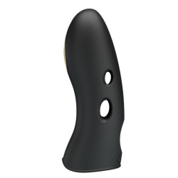 PRETTY LOVE - MARICO SCHWARZE ELEKTROSTIMULATOR-FINGERHÜLLE – Produktansicht 2