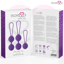 MORESSA - OSIAN SET PREMIUM LILA SILIKON – Produktansicht 7