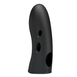 PRETTY LOVE - MARICO SCHWARZE ELEKTROSTIMULATOR-FINGERHÜLLE – Produktansicht 4