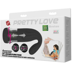 PRETTY LOVE - BRETON MULTIFUNKTIONS-WIEDERAUFLADBARER MASTURBATOR – Produktansicht 7
