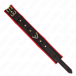 KINK - HALSBAND MIT LEINE AUS EINFACHER STOFF, VERSTELLBAR 33-48 CM X 5,7 CM – Produktansicht 6