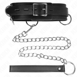 KINK - 3-RING-SKLAVEREI-HALSKETTE MIT BAND 80 CM 53 X 5 CM – Produktansicht 4