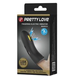 PRETTY LOVE - MARICO SCHWARZE ELEKTROSTIMULATOR-FINGERHÜLLE – Produktansicht 12
