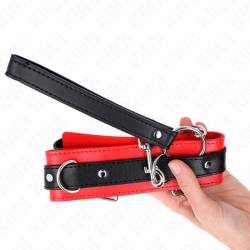 KINK - BASISMODELL HALSBAND MIT LEINE 65 CM MODELL 3 ROT 53 X 5 CM – Produktansicht 5