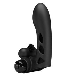 PRETTY LOVE - ORLANDO SCHWARZE VIBRATOR-FINGERHÜLLE – Produktansicht 2