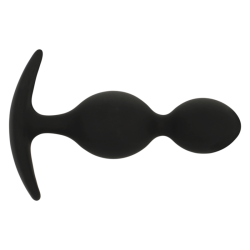 BLACK&SILVER - ORSON PLUG SILIKON 2 ANALWELLEN 9 CM – Produktansicht 4