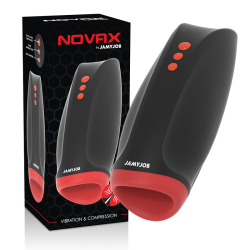 JAMYJOB - NOVAX MASTURBATOR MIT VIBRATION UND KOMPRESSION – Produktansicht 2