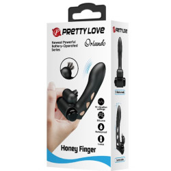 PRETTY LOVE - ORLANDO SCHWARZE VIBRATOR-FINGERHÜLLE – Produktansicht 10