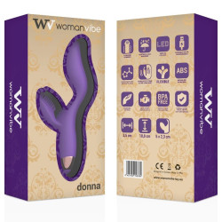 WOMANVIBE - DONNA AUFLADBARER SILIKONVIBRATOR – Produktansicht 2