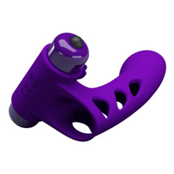 PRETTY LOVE - ORLANDO PURPLE VIBRATOR FINGERHÜLLE – Produktansicht 4