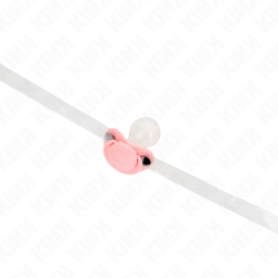 KINK - ROSA SCHNULLERFORM-SPITZE 5,5 x 4 CM VERSTELLBAR 43-60 CM – Produktansicht 2