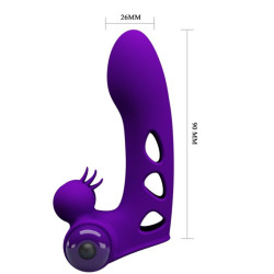 PRETTY LOVE - ORLANDO PURPLE VIBRATOR FINGERHÜLLE – Produktansicht 5