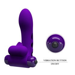 PRETTY LOVE - ORLANDO PURPLE VIBRATOR FINGERHÜLLE – Produktansicht 6