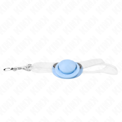 KINK - HELLBLAUER SCHNULLERFORM-SPRUDEL 5,5 x 4 CM VERSTELLBAR 43-60 CM – Produktansicht 3