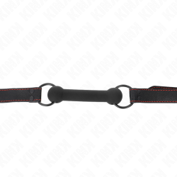 KINK - KNOCHENGAG MIT KUNSTLEDERGURT SCHWARZ VERSTELLBAR 41-57 CM – Produktansicht 3