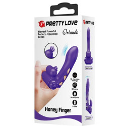 PRETTY LOVE - ORLANDO PURPLE VIBRATOR FINGERHÜLLE – Produktansicht 9