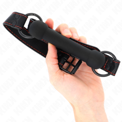 KINK - KNOCHENGAG MIT KUNSTLEDERGURT SCHWARZ VERSTELLBAR 41-57 CM – Produktansicht 4