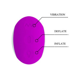 PRETTY LOVE - DEMPSEY WIEDERAUFLADBARER AUFBLASBARER VIBRATOR – Produktansicht 5