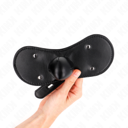 KINK - BALL GAG MUNDMASKE MIT SCHLOSS VERSTELLBAR 42-60 CM – Produktansicht 3