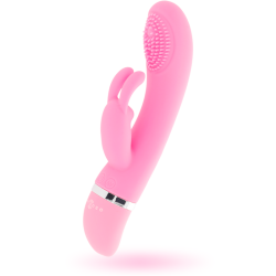 INTENSE - SUSY OSZILLIERENDER VIBRATOR AUS SILIKON KANINCHEN ROSA – Produktansicht 2