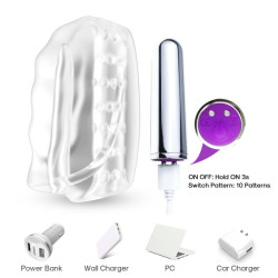ARMONY - MASTER MASTURBATOR & VIBRATOR TRANSPARENT – Produktansicht 3