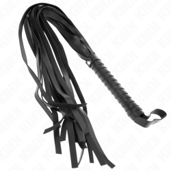 KINK - NEGRO PEITSCHE MIT KURZEM GRIFF UND LANGEM SCHWANZ 70 CM – Produktansicht 2