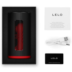 LELO - F1S V3 MÄNNLICHER MASTURBATOR ROT – Produktansicht 4